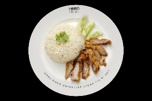 ข้าวมันไก่ทอด
