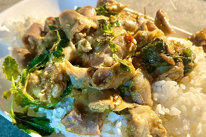 ข้าวกะเพราไส้อ่อน