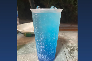 Blue soda