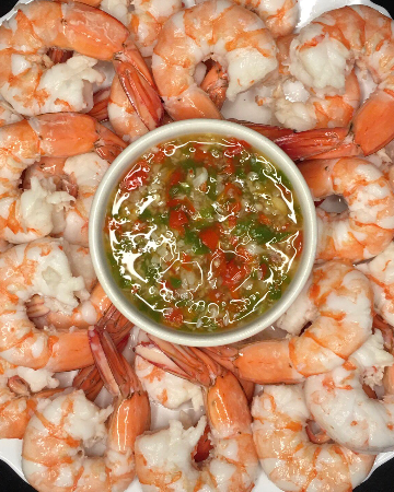 ລວກກຸ້ງສົດ