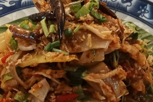 ยำหัวปลีใส่ไก่