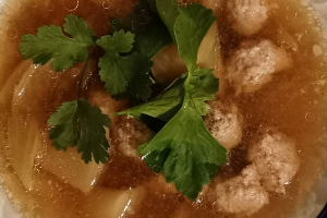 ต้มจืดผักกาดดองหมูสับ