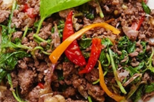 ข้าวผัดกระเพรา