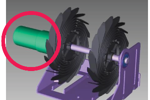 NT3-1 มอเตอร์สแต๊กเกอร์ motor stacker มอร์เตอร์สแตกเกอร์ 9MDRB30GM0 (C12)