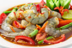 ยำกุ้งสด