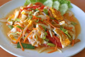 ยำไข่ดาว