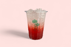 Iced Strawberry Soda