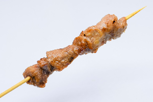 หมูติดมัน ย่างเกลือ