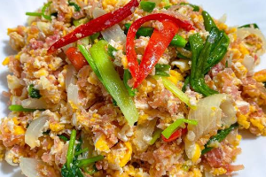 จิ้นส้มคั่วใส่ไข่