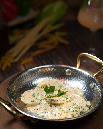 Ravioli di porcini al tartufo