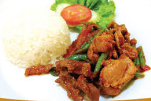 ข้าวพริกแกงไก่