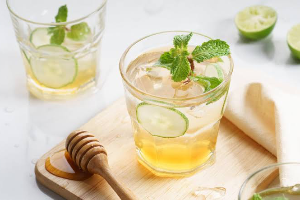 Honey Lime With Soda