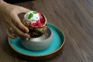 Red Ruby in Coconut Syrup