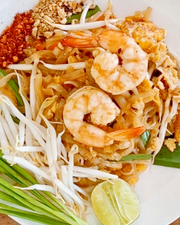 ผัดไทย กุ้งสด