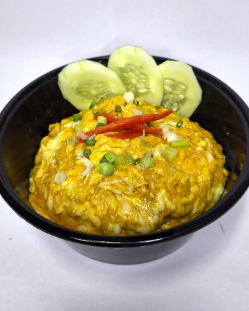 ข้าวไข่ข้น ผงกระหรี่