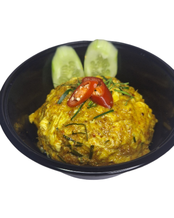 ข้าวไข่ข้น พริกแกงใต้