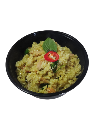 ข้าวผัดแกงเขียวหวาน