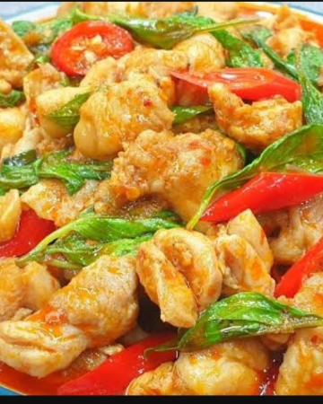 ข้าว+ผัดพริกแกง