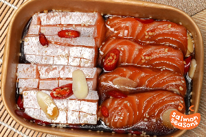 แซลมอน ฿ แซลมอนโทโร่ ดองขั้นเทพ