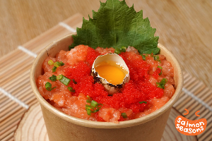 Salmon Negi Mini Don