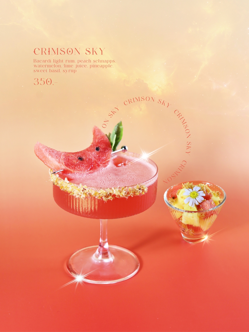 Crimson sky