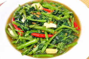 ผัดผักบุ้งไฟแดง