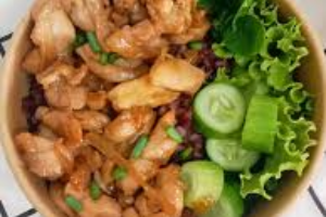 ข้าวไก่ผัดซอสเทอริยากิ
