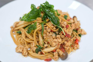 สปาเก็ตตี้ขี้เมาหมูสับ