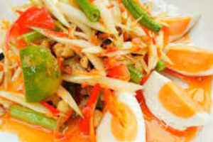 ตำไทยไข่เค็ม