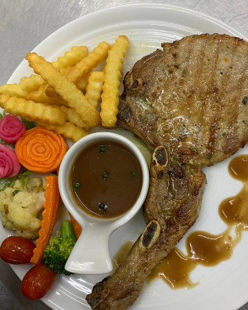 PORK CHOP สเต็กหมู