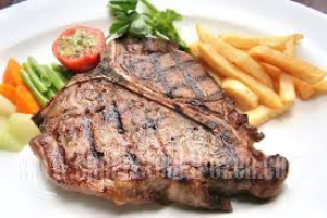 สเต็กเนื้อ ทีโบน