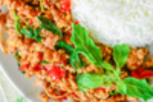 ข้าวกะเพราหมู / ไก่