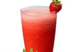 น้ำสตอเบอรี่ปั่น     (STRAWBERRY SMOOTHIE )