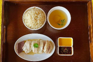 ข้าวมันไก่สิงคโปร์ ชุดเล็ก