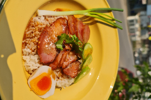 ข้าวหมูแดงสูตรฮ่องกง