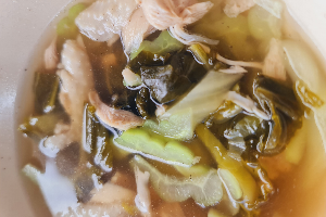ไก่ตอนต้มมะระผักกาดดอง