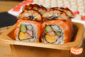 Salmon Top Unagi Roll Mini Set