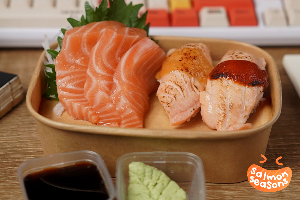 Salmon Sashimi Sushi Burn Set