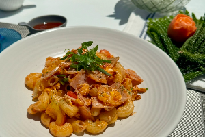 ผัดมักกะโรนี (Pad Macaroni)