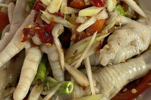 ตำตีนไก่