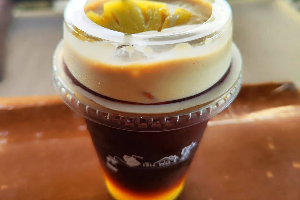 อเมริกาโน่สับปะรด Pineapple Juice Americano