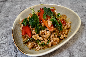 ผัดกะเพราหมู (PHAD KA-PRAO MOO)