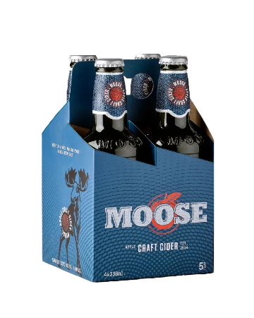 Moose apple craft cider 1 bt.