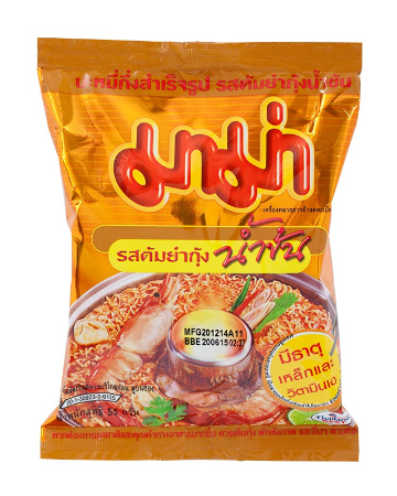 มาม่าต้มยำกุ้ง สำหรับชุดชาบู