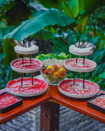 L ชุดชาบู หมู+เนื้อ (ชุดใหญ่)