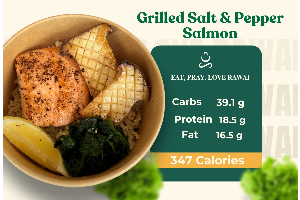 Grilled Salt & Pepper Salmon