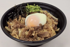 ข้าวหน้าหมูผัดยากินิคุไข่ออนเซน