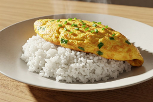 ข้าวไข่เจียวหมูสับ