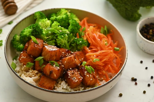 Asian Inspired Salmon Bites
