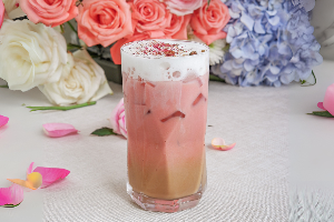 Rose Latte Coffee